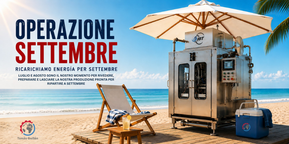 Pianificazione di macchinari per l'industria alimentare durante l'estate con Maquinaria Tomás Guillén